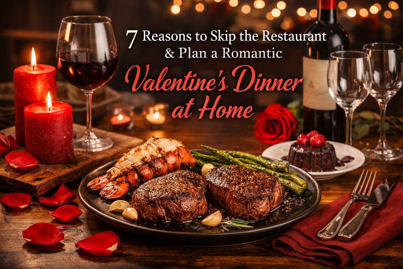 7 Best Reasons to Skip the Restaurant and Plan a Romantic Valentine’s Dinner at Home