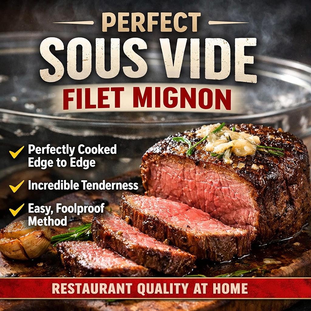 Sous Vide Filet Mignon (Perfect Every Time – Restaurant Quality at Home)