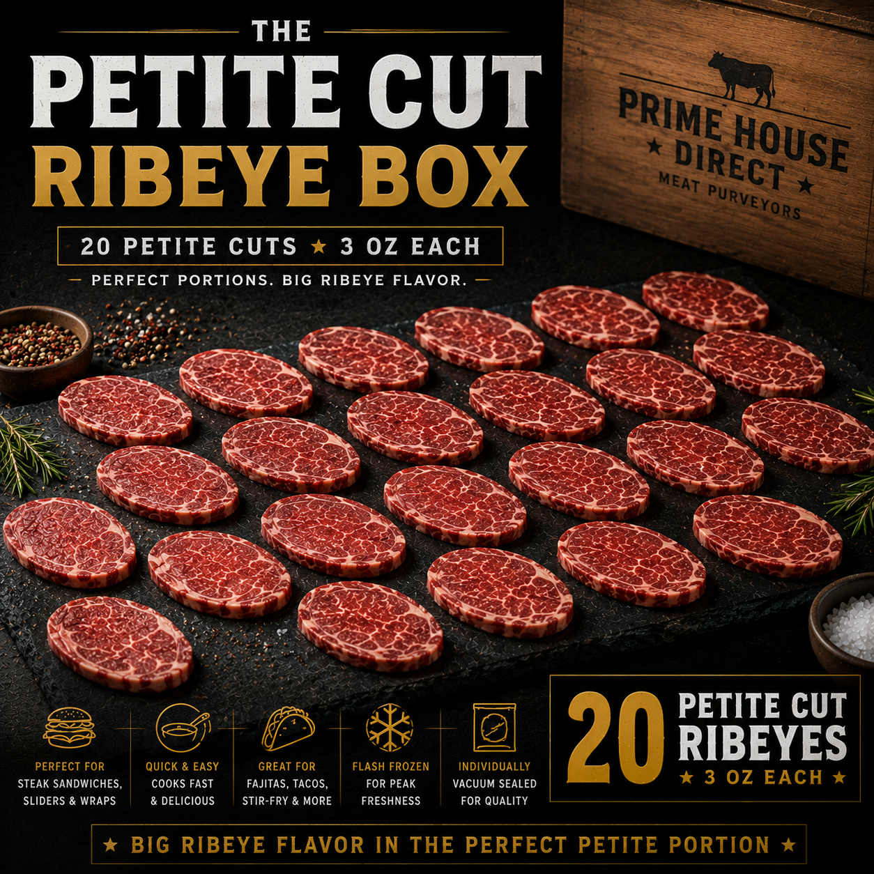 The Petite Cut Ribeye Box