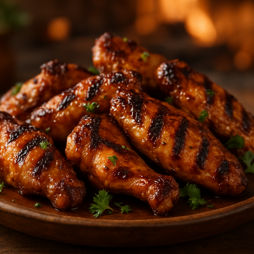 grilled chicken wings 